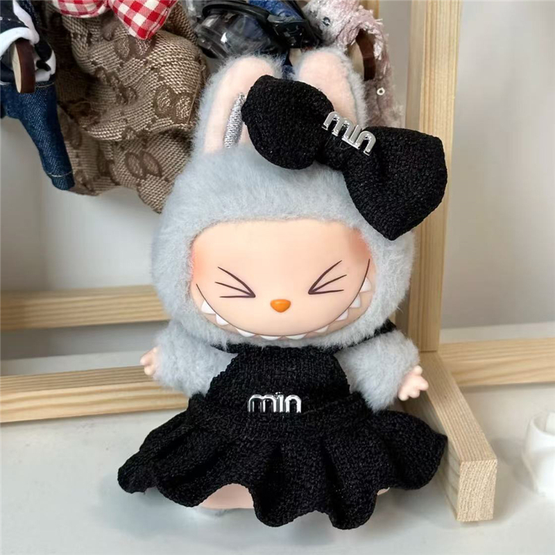 Baby Clothing Usa - 15 17cm dla lalki Labubu, koreański