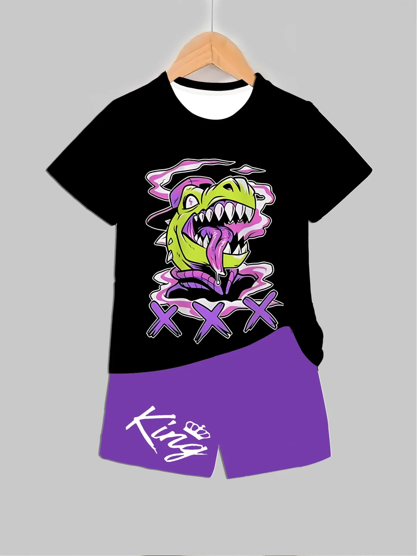 Baby Clothing Usa - Nowe zestawy ubrań z nadrukiem dinozaurów: