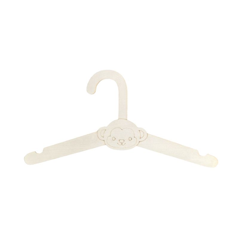 Baby Clothing Hanging Rack - ABVT-20PCS Urocze drewniane wieszaki na ubrania,