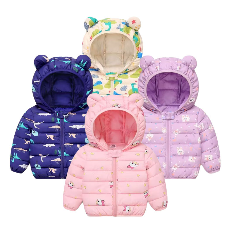 Baby Clothing Dividers - Dziecięcy płaszcz bawełniany dziecięce kreskówki kurtka
