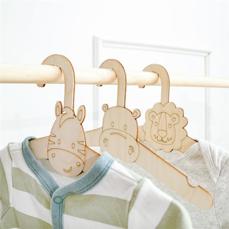 ABVT-20PCS Urocze drewniane wi – Baby Clothing Hanging Rack recenzja i cena