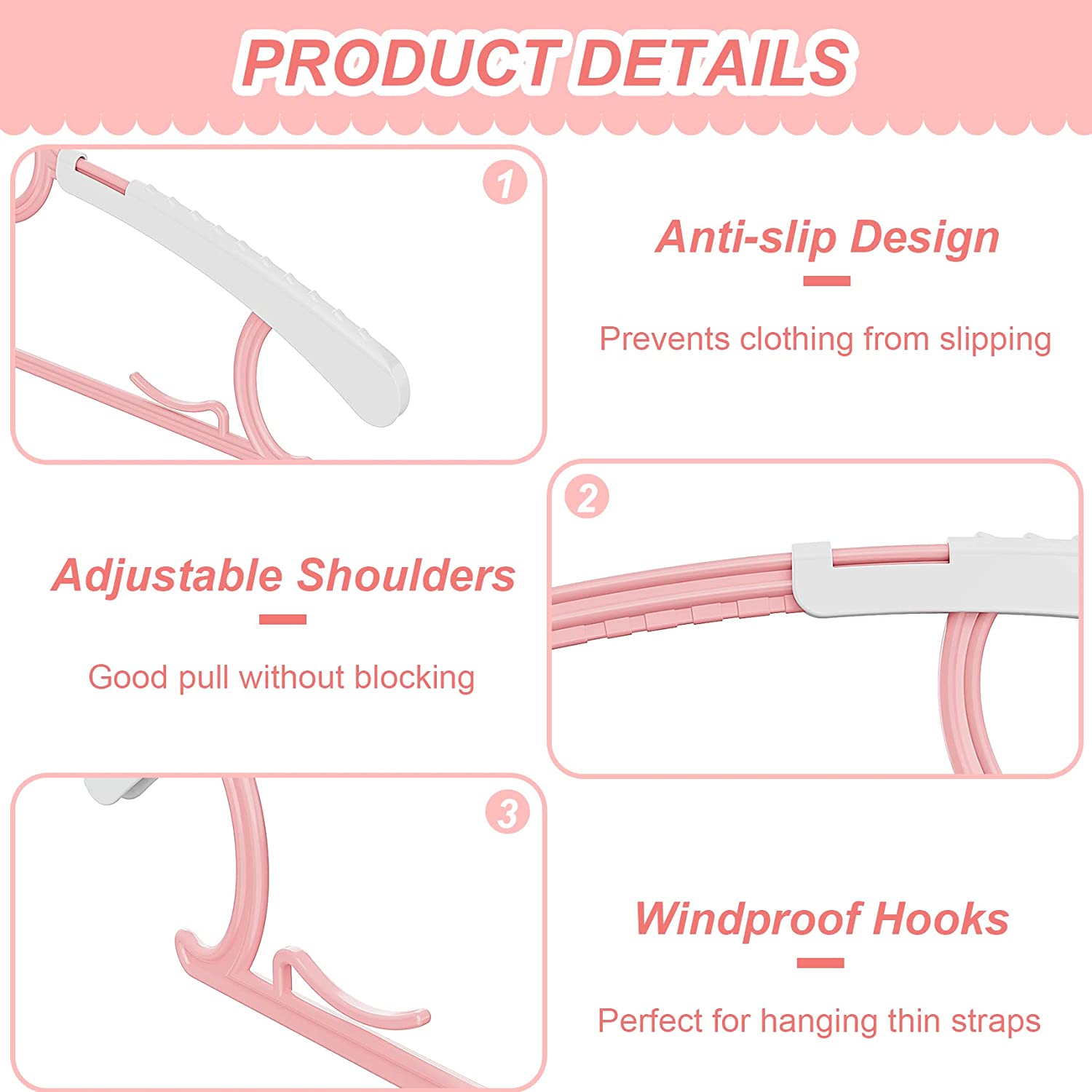 UNTIOR antypoślizgowy wieszak  – Baby Clothing Hanging Rack recenzja i cena