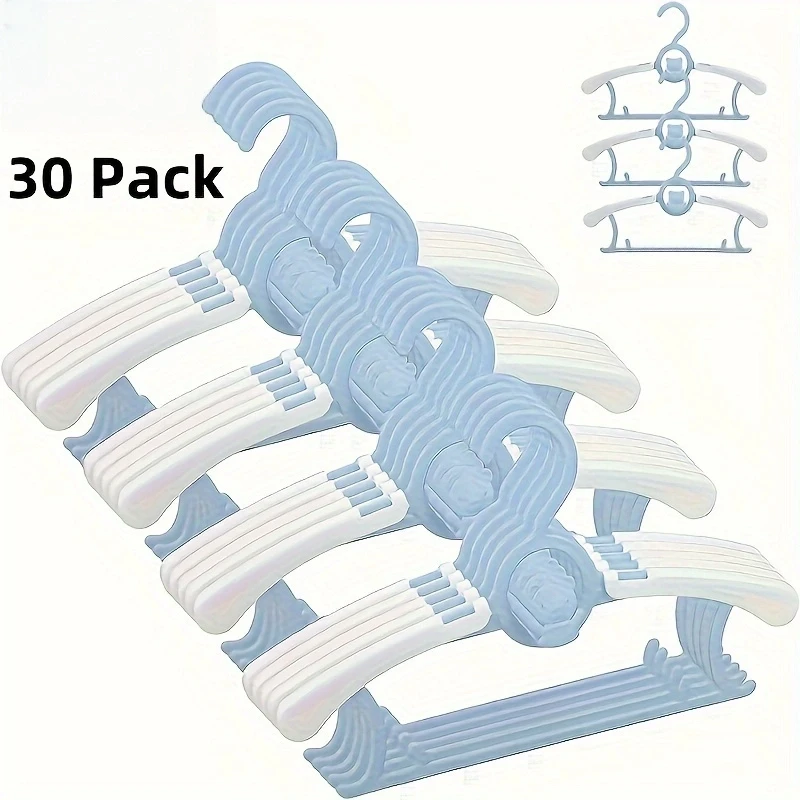 30 sztuk plastikowych wieszakó – Baby Clothing Hanging Rack recenzja i cena